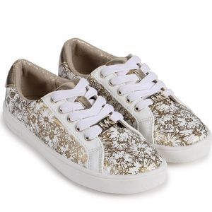 Michael Kors girls Zia-Ivy floral sneaker
